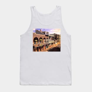 New Orleans Louisiana French Quarter Art Tank Top